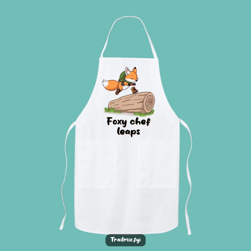 Chef's Funny Fox Hiking Boots Apron: Cook with Agility, Practical Funny Gift