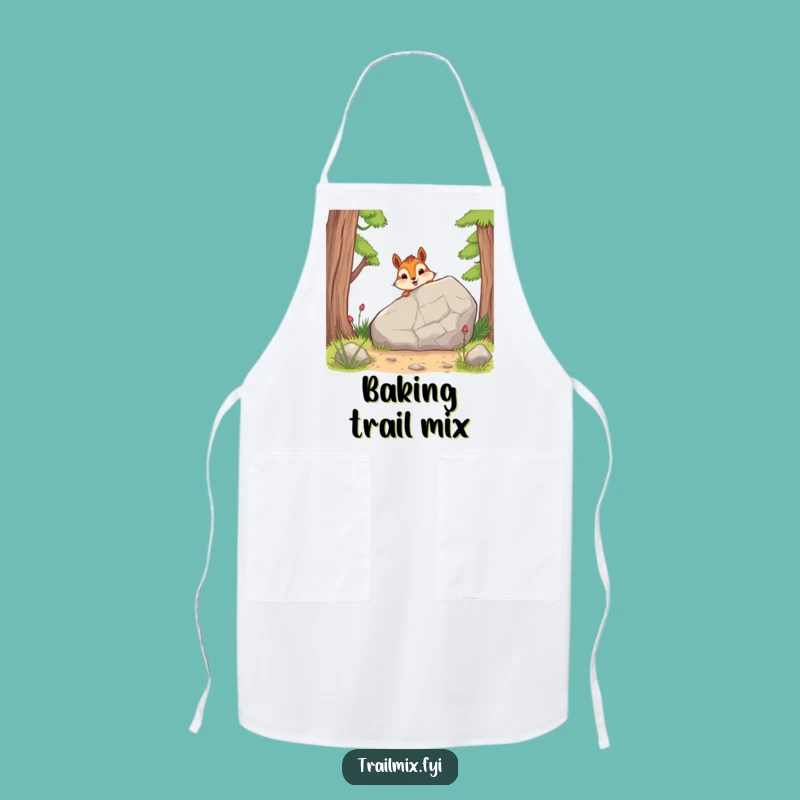 Funny Chipmunk Trail Apron: Hilarious Hiking Wear for Nature Lovers!
