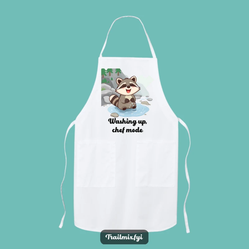 Funny Giggling Raccoon Apron: Kitchen Fun for Chefs, A Delightful Funny Gift