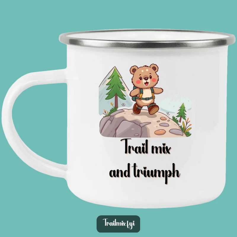 Funny Hiking Bear Camping Mug: Trail Joy Mug, The Ultimate Funny Gift