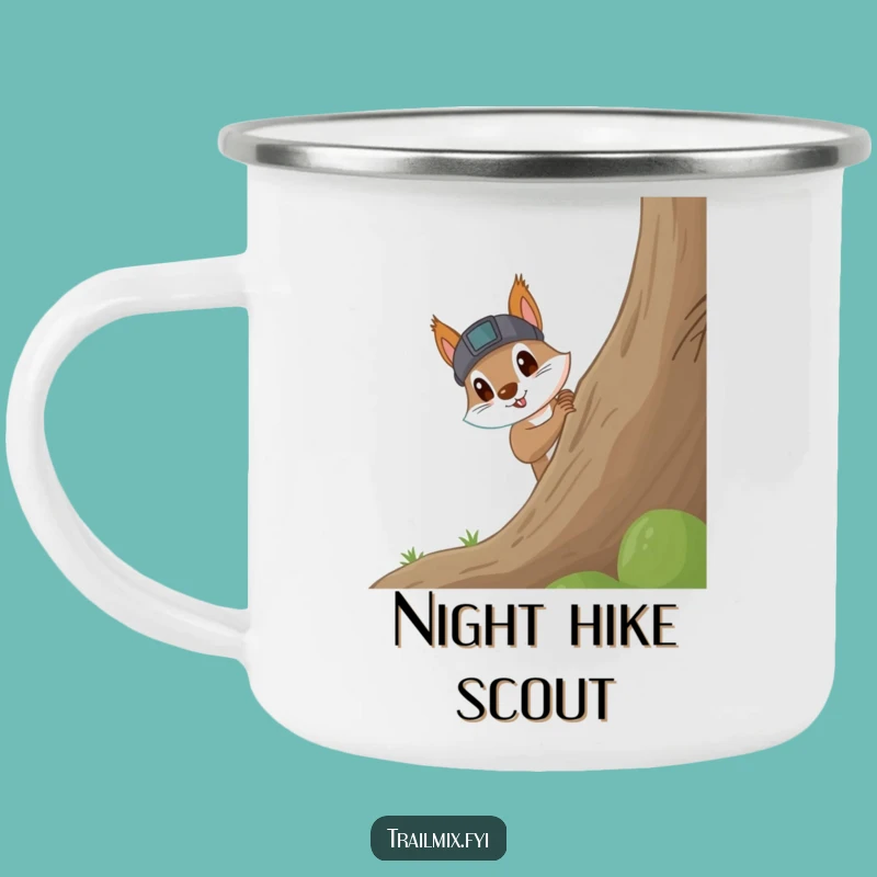 Funny Squirrel Headlamp Camping Mug: Adventure Fuel for Explorers, Ultimate Funny Gift