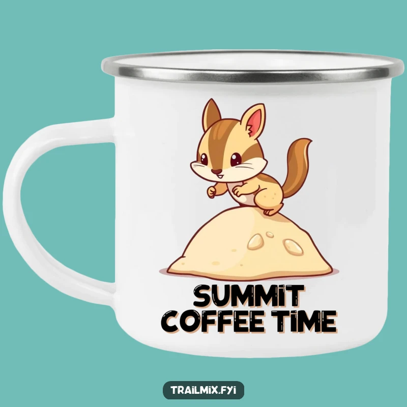 Funny Chipmunk Camping Mug: Durable and Hilarious Determined Character Outdoor Cup