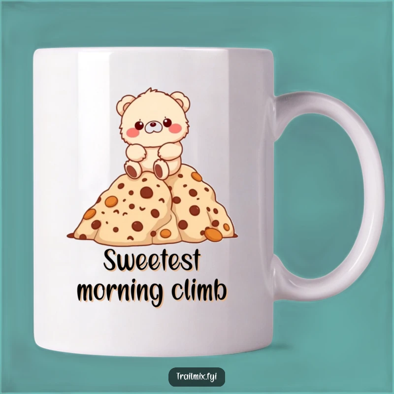 Funny Bear's Cookie Mountain Mug - Joyful & Hilarious Treat Lover Gift