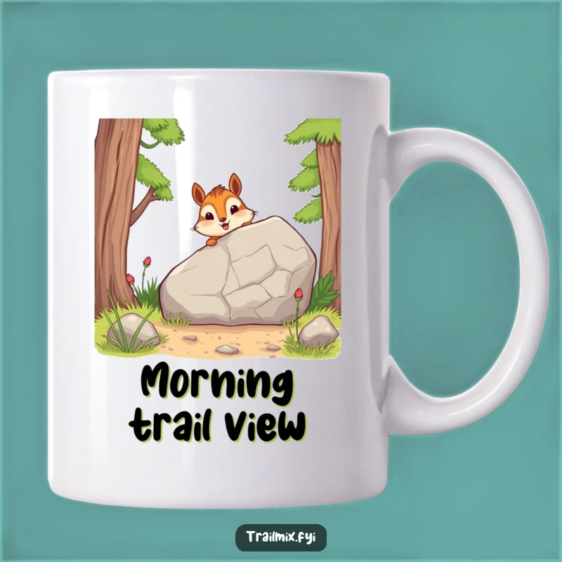 Funny Chipmunk Trail Mug: Hilarious Hiking Gift for Nature Lovers Who Love Cute Animals!