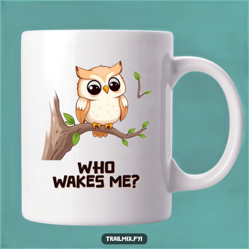 Funny Owl Trail Watcher Mug: A Humorous Gift for Keen Observers