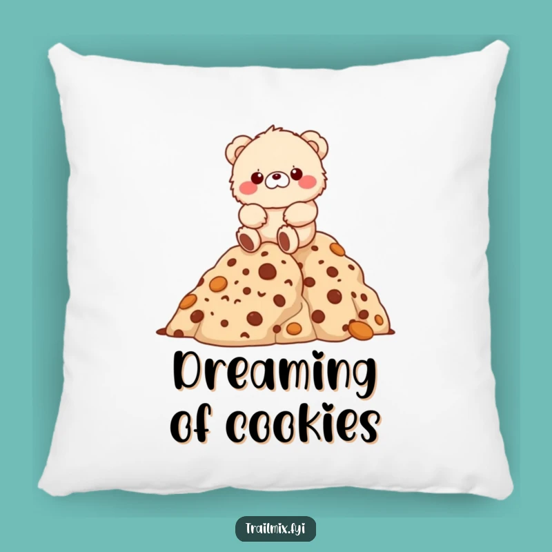 Funny Bear's Cookie Climb Pillow - Joyful & Hilarious Comfort Gift