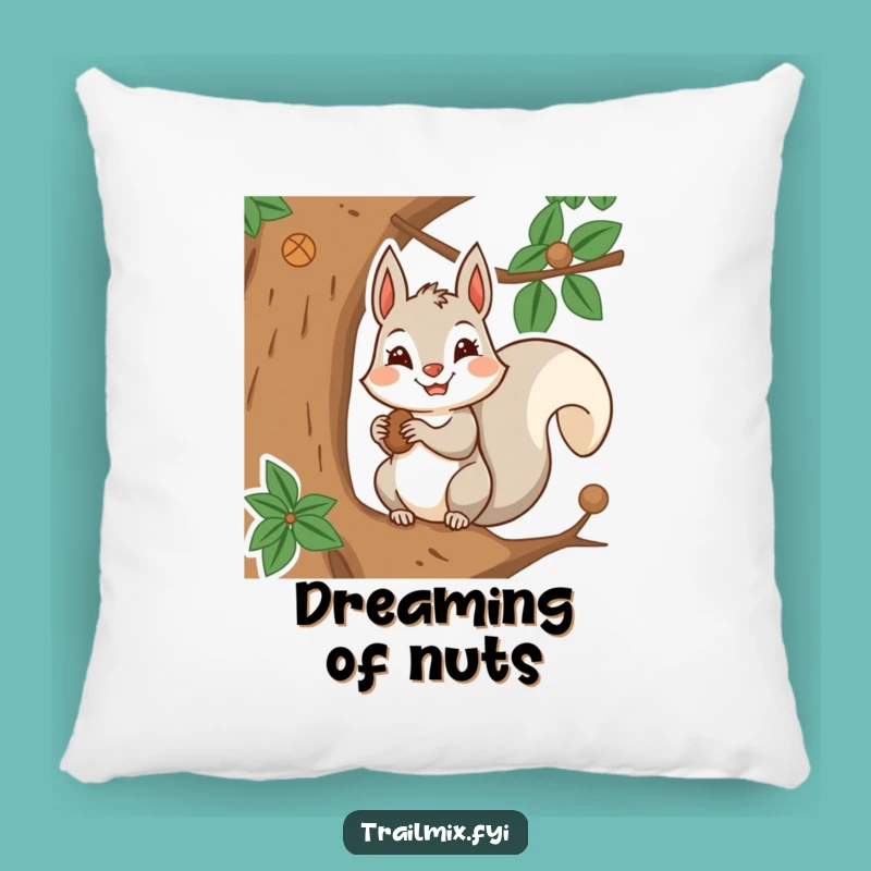 Funny Squirrel Nut Pillow: Cozy Storer's Accent, Determined Comfort Gift