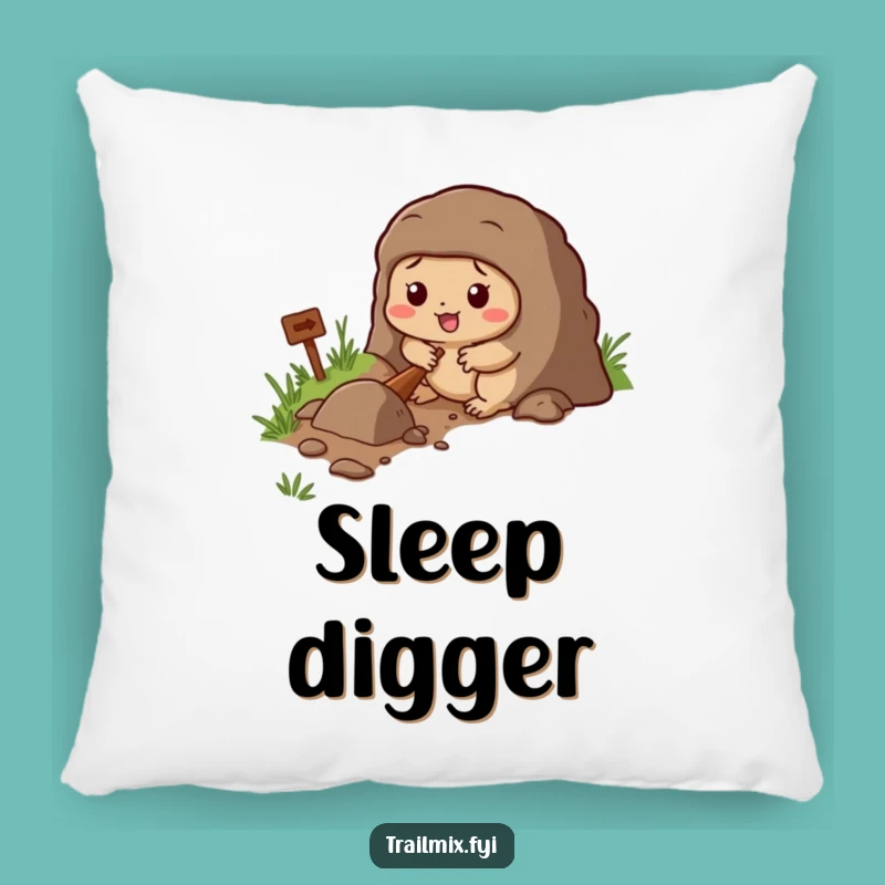 Funny Mole Pillow - Cozy Determined Character Home Decor Gift