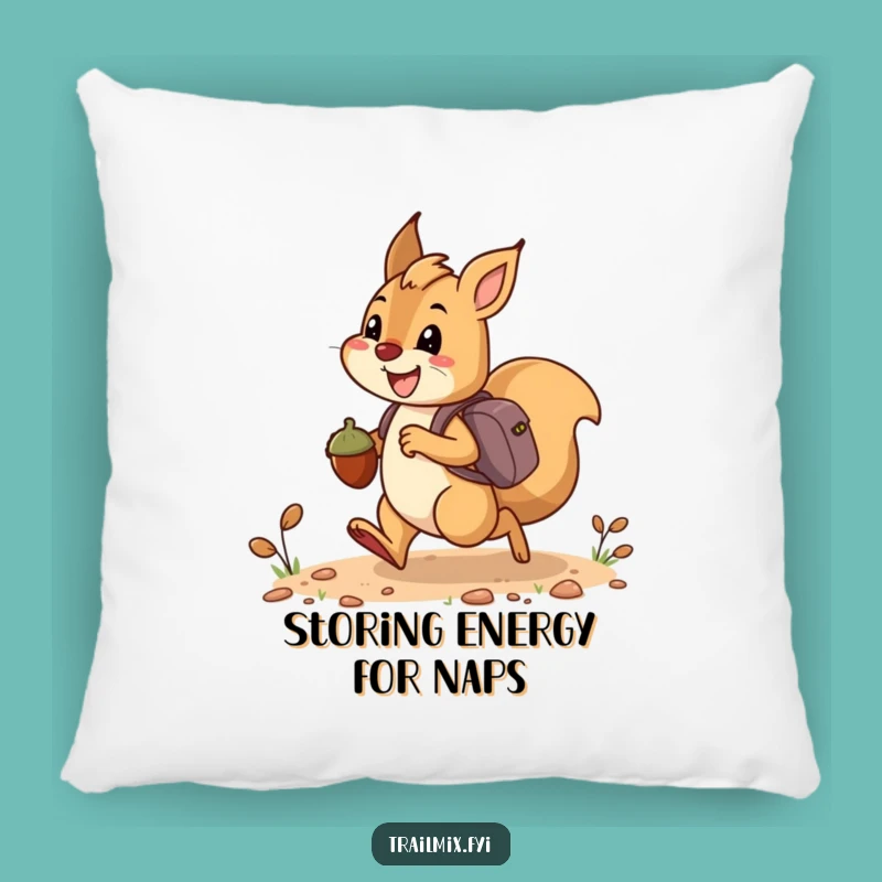 Funny Squirrel Acorn Pillow: Cozy Companion, Adorable Funny Gift