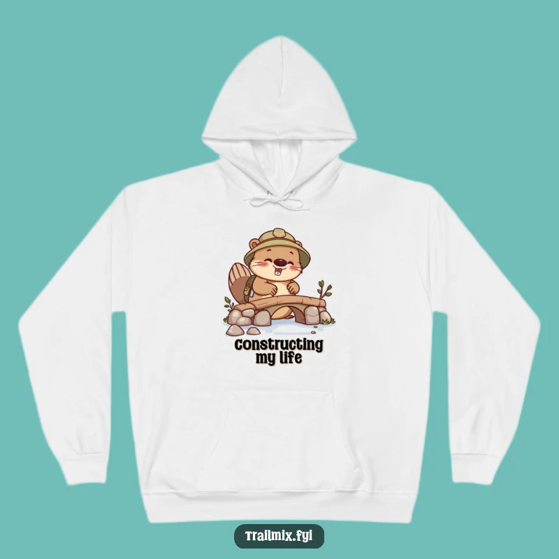 Funny Beaver Explorer Hoodie - Stay Cozy While You Build