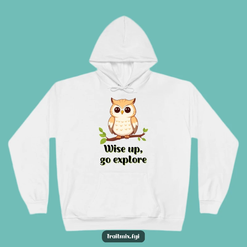 Funny Adventure Owl Hoodie, Cozy Perching Protagonist Sweatshirt, Ideal Funny Gift