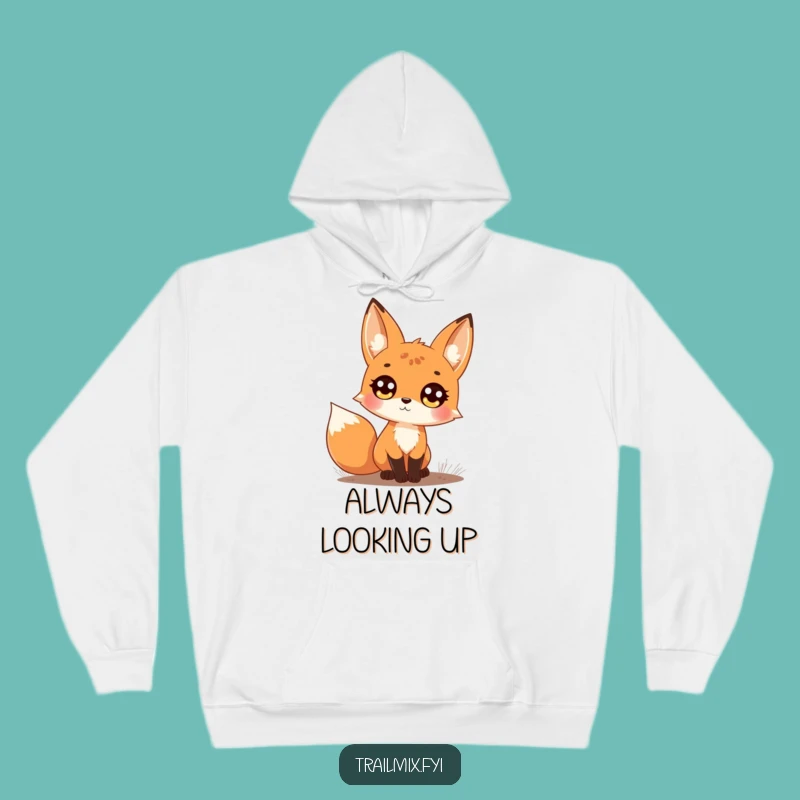 Funny Curious Fox Hoodie: Cozy Trail Gazing, The Perfect Funny Gift for Wildlife Fans