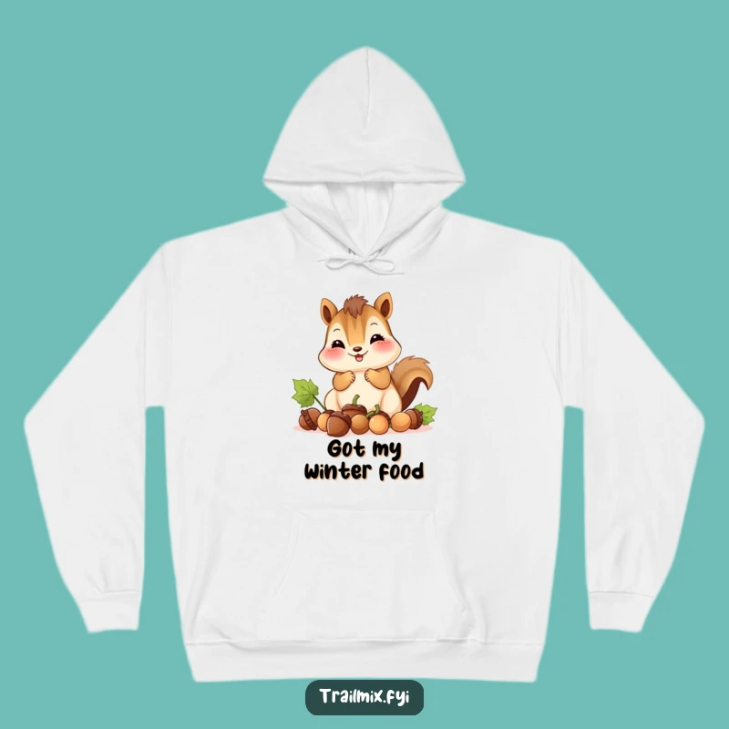 Funny Smiling Chipmunk Hoodie: Cozy Comfort & Adorable Woodland Style