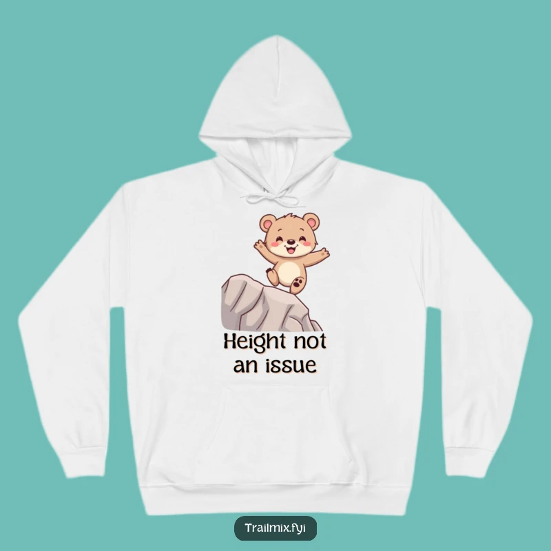 Funny Bear Cub Hoodie - Cozy Up with Playful Balance