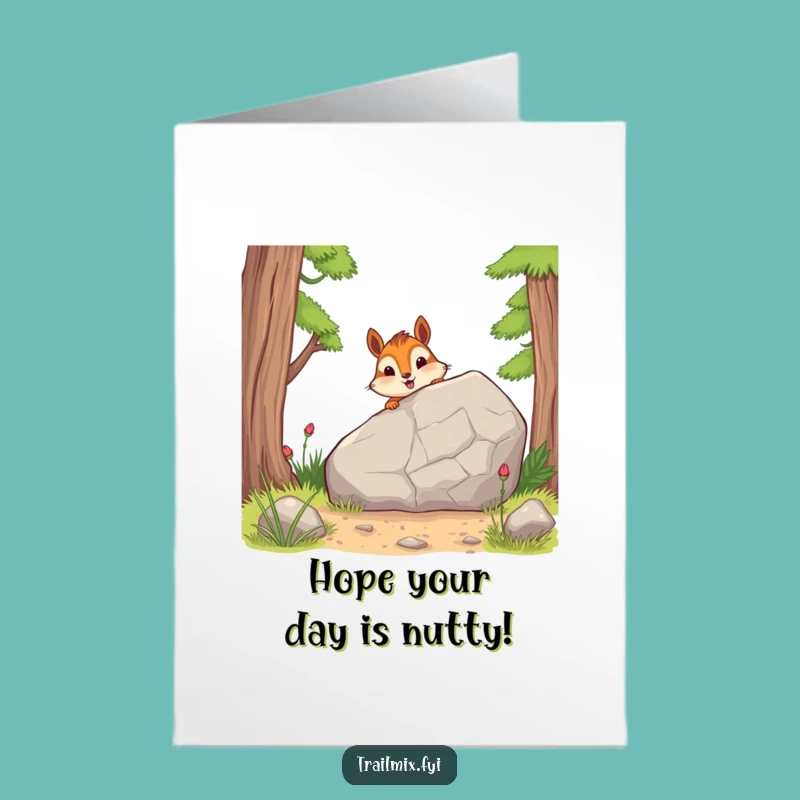 Chipmunk Birthday Free Printable Card: Trailside Fun, DIY Downloadable Gift!