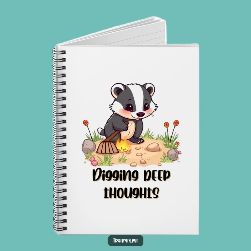Funny Badger Digging Notebook: Hilarious Journal for Enthusiastic Diggers!