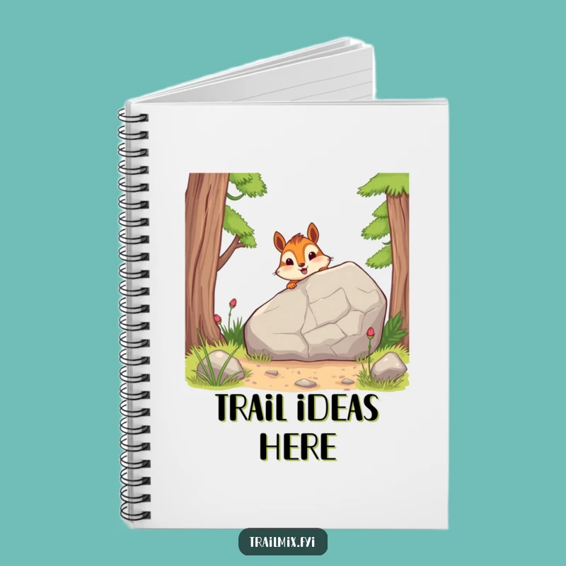 Funny Chipmunk Trail Notebook: Adorable Hiking Journal for Nature Lovers!
