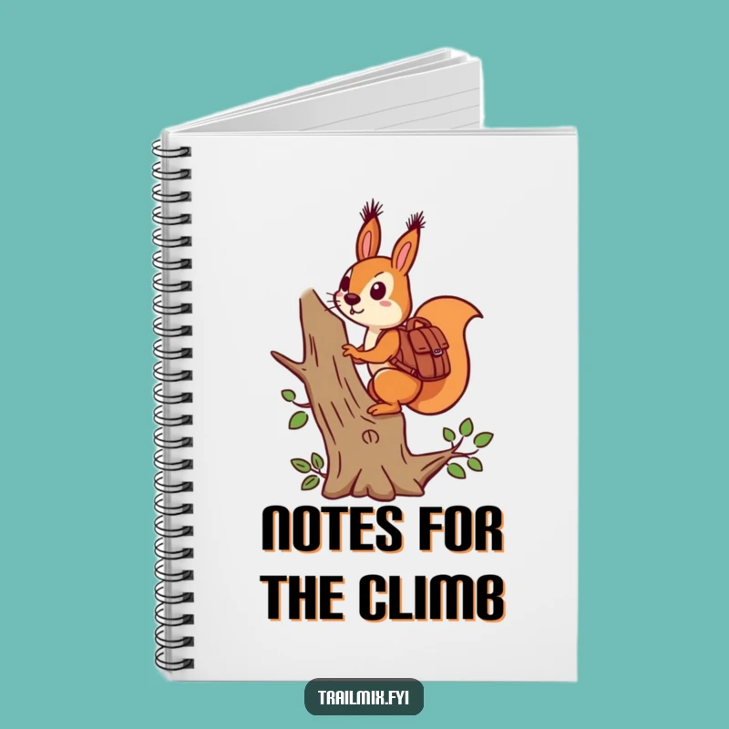 Funny Squirrel Backpack Notebook - Hilarious Journal for Goal Setters