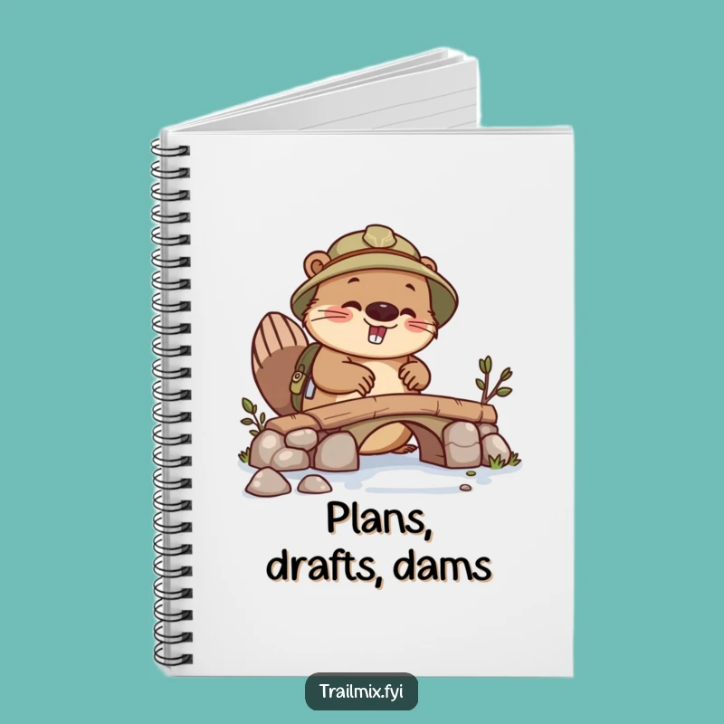 Funny Beaver Explorer Notebook - Plan Your Next Big Project