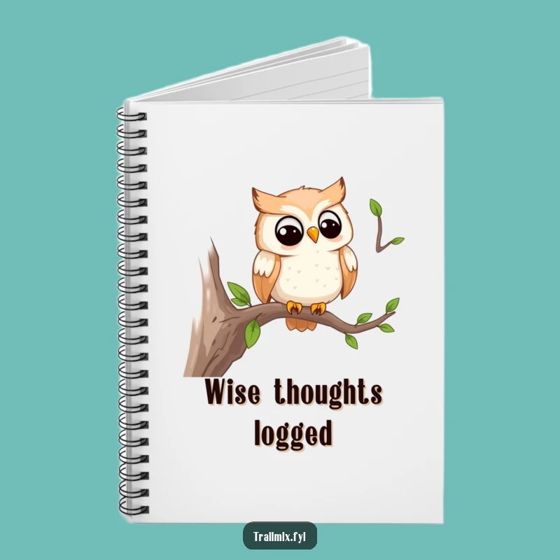 Funny Owl Trail Watcher Notebook: Record Your Observations