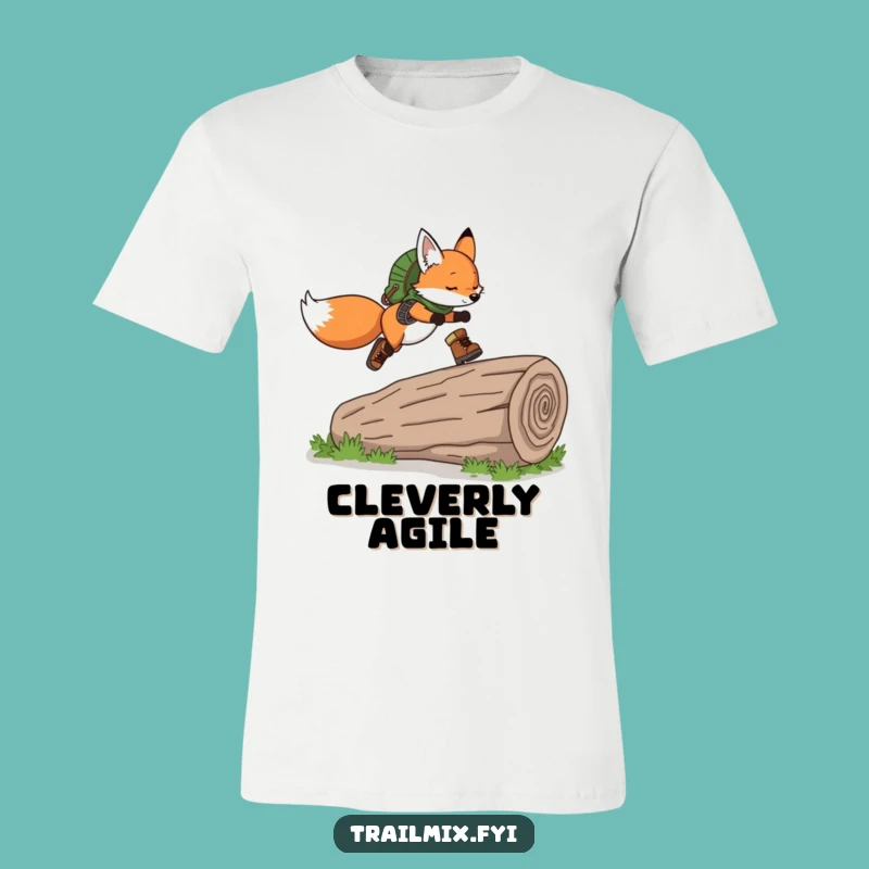 Funny Fox Hiking Boots T-Shirt: Graceful Jumper Design, Ideal Funny Gift