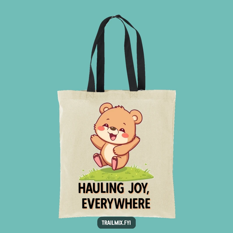 Funny Bear Cub Tote Bag: Carry Fun Everywhere, A Practical & Playful Funny Gift