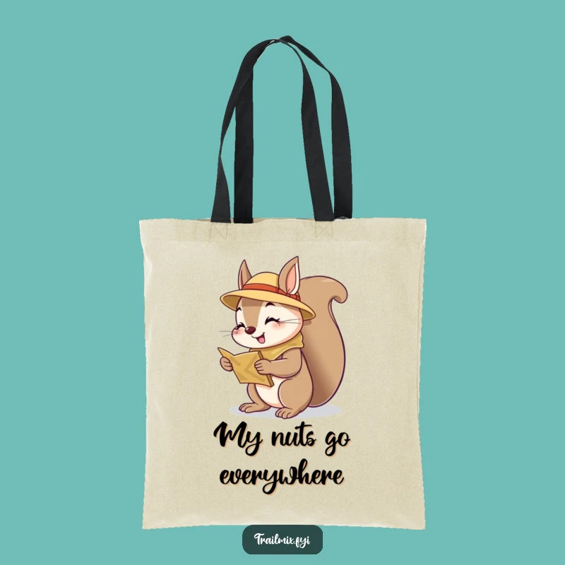 Funny Squirrel Scout Tote Bag - Carry Your Essentials with Cheerful Curiosity